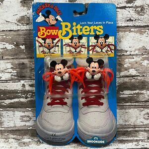 Vintage Mickey & Pals Mickey Mouse Bow Biters NOS